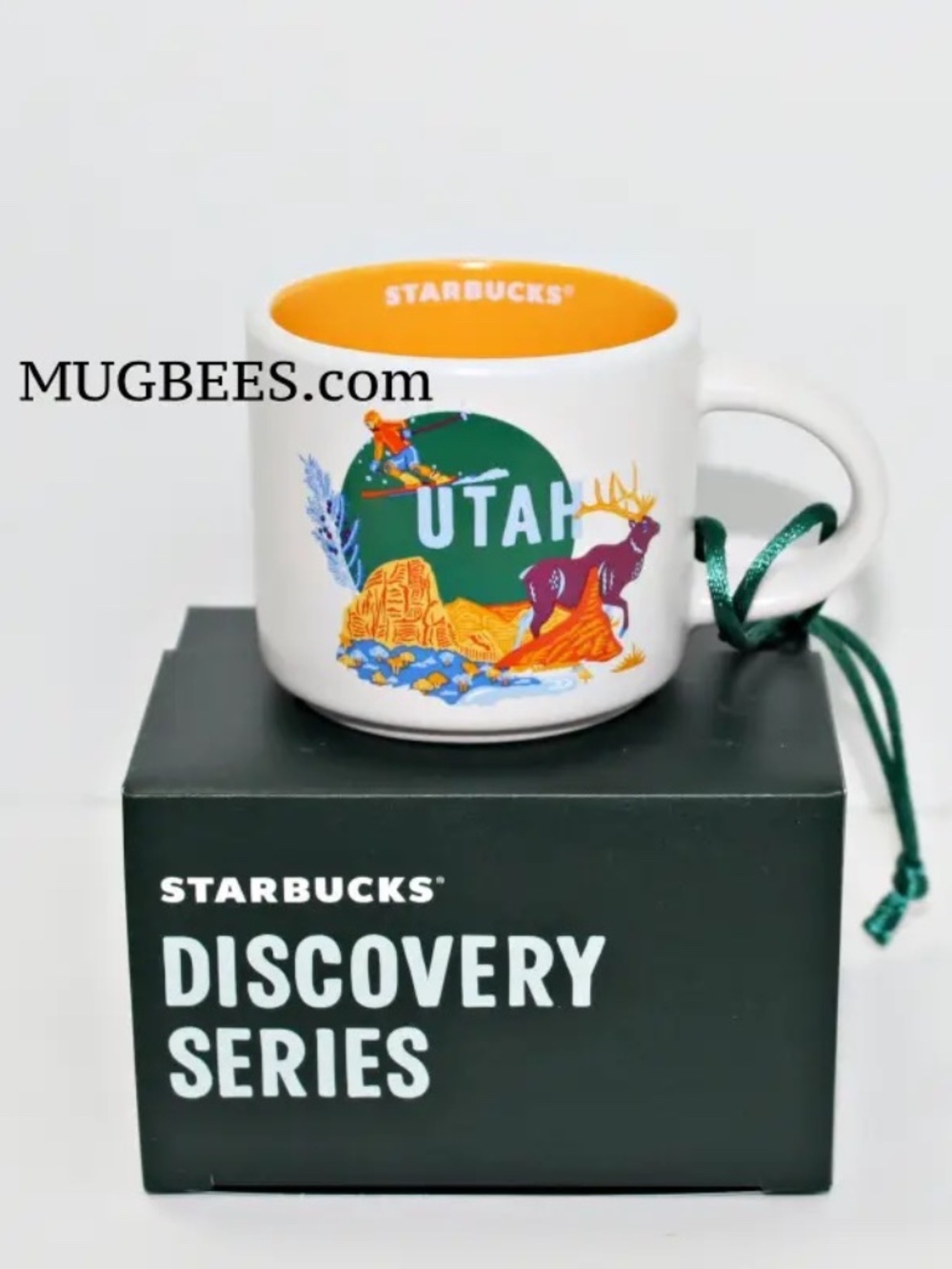 Starbucks Discovery Series Ornament UTAH Ceramic Demi Cup 2oz NEW